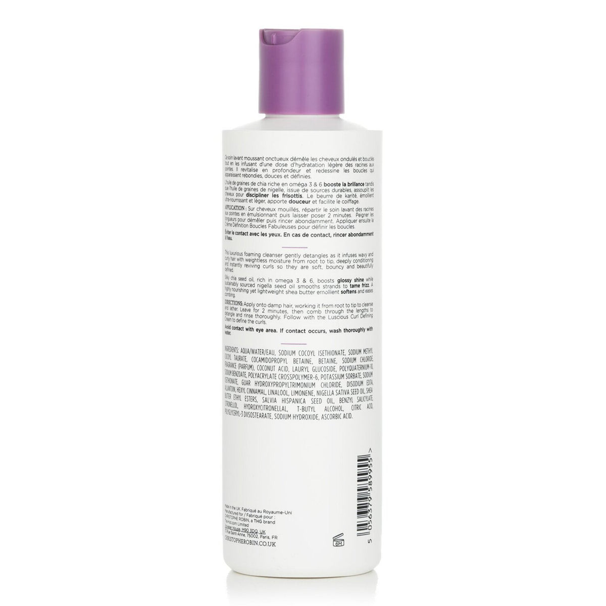 Christophe Robin - Luscious Curl Conditioning Cleanser with Chia Seed Oil - 250