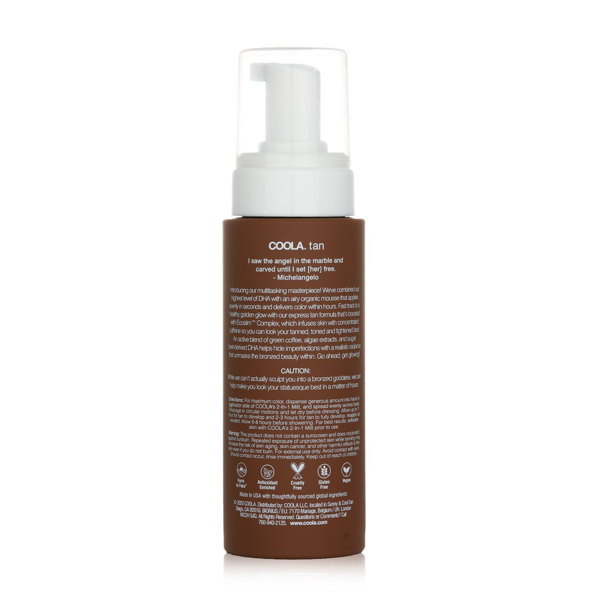 Coola - Organic Sunless Tan Express Sculpting Mousse - 207ml/7oz