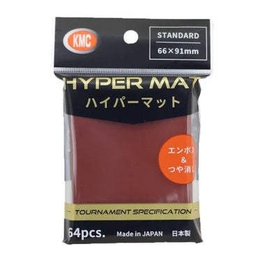 KMC: Sleeves - Hyper MAT: Red