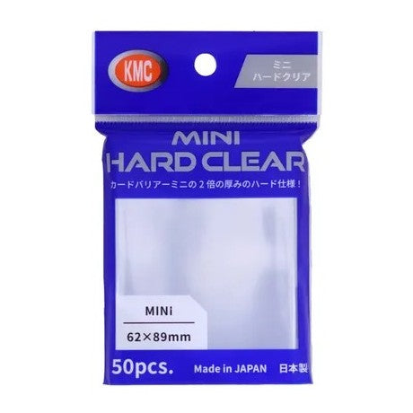 KMC: Mini Sleeves - Hard Clear