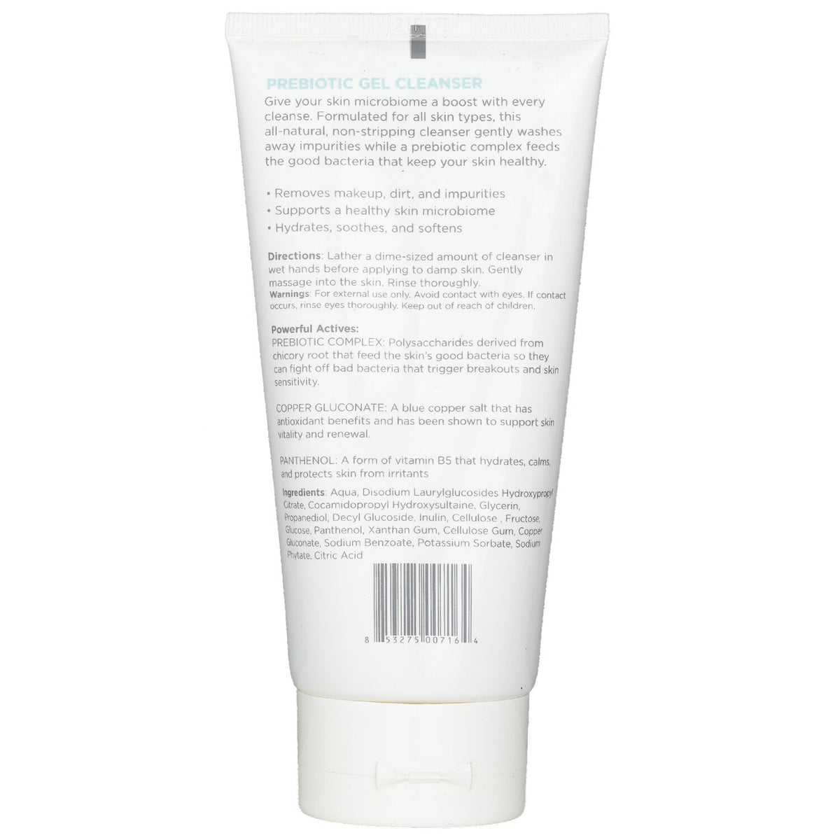 Stacked Skincare - Prebiotic Gel Cleanser - 180ml/6oz