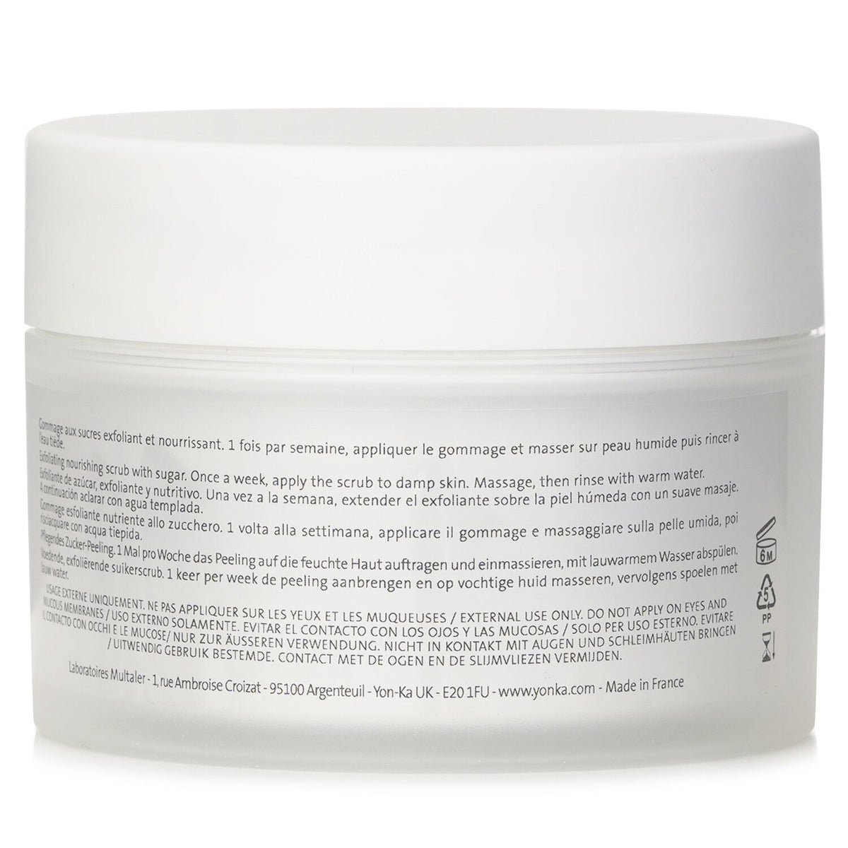 Yonka - Gommage Aux Sucres Nourishing Scrub with Sugar - Mandarin - 200ml/8.19o
