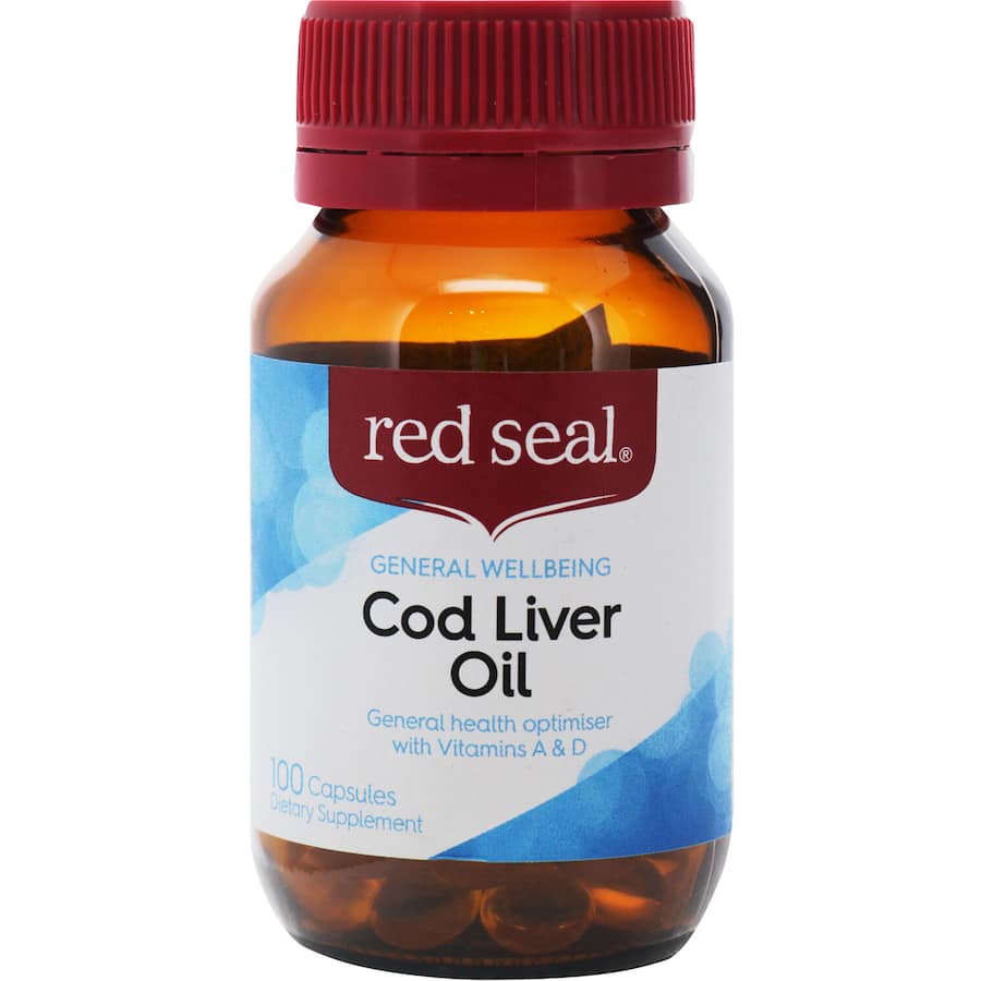 Red Seal Cod Liver Oil Capsules 100pack