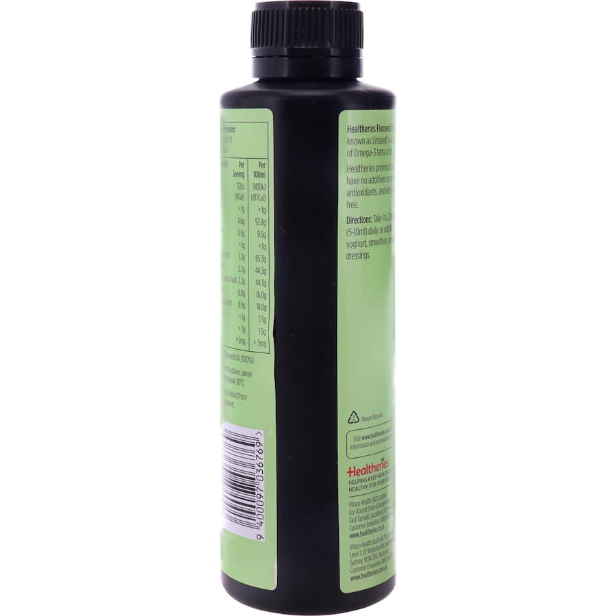 Healtheries Flaxseed Oil 250mL