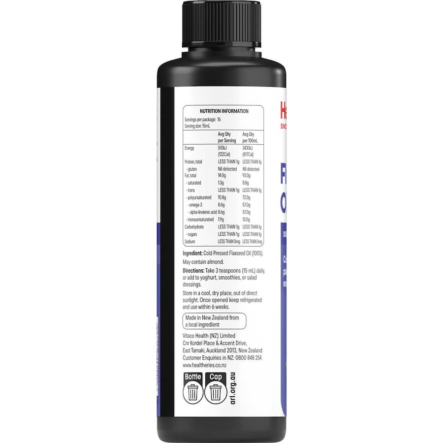 Healtheries Flaxseed Oil 250mL