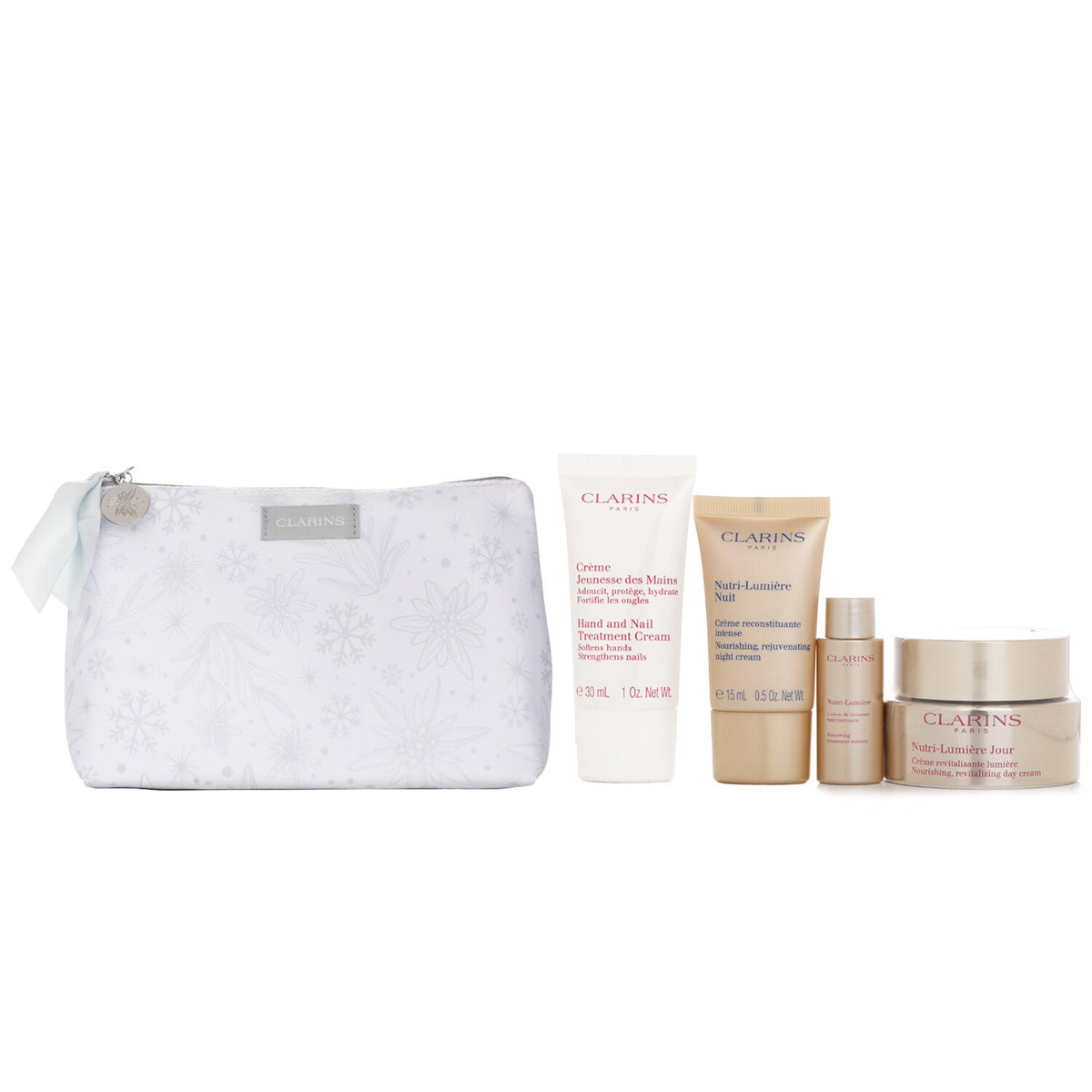 Clarins - Nutri-Lumiere Collection: - 4pcs+1bag