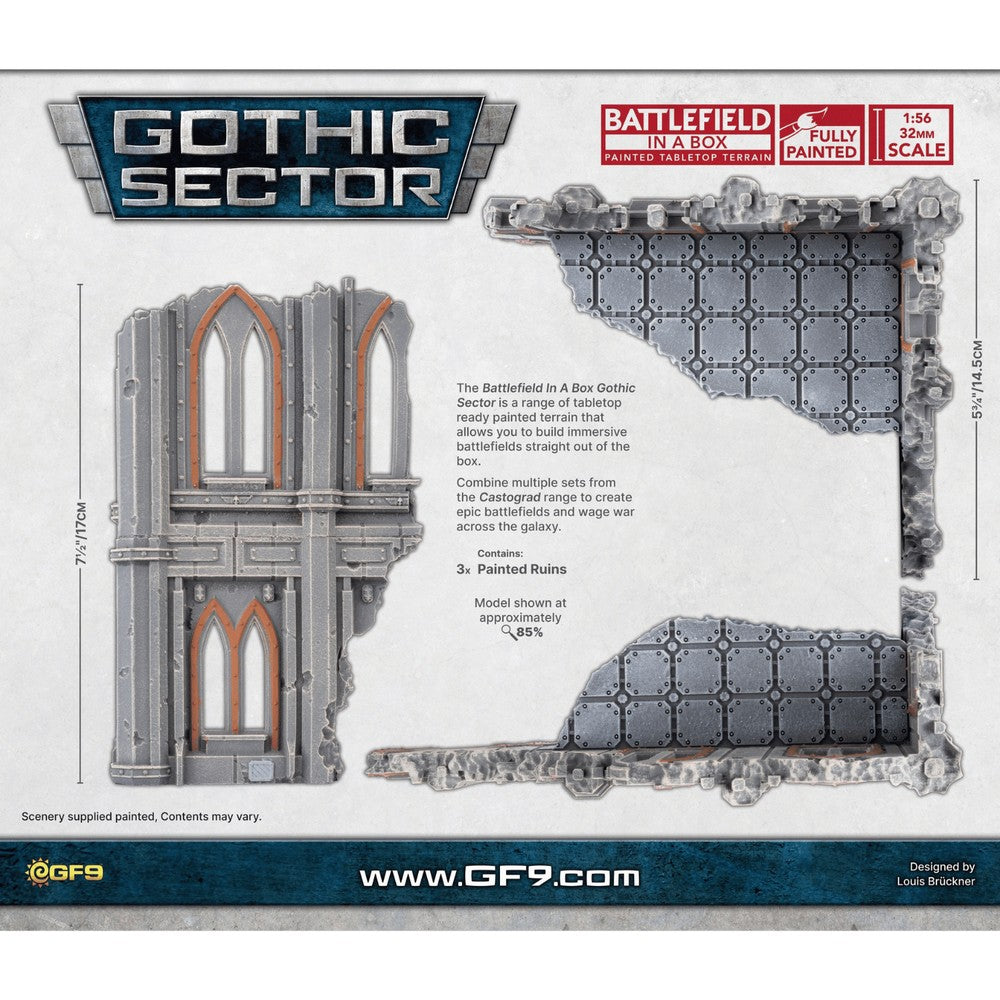 Battlefield in a Box: Gothic Sector - Castograd Warehouse Big Ruins