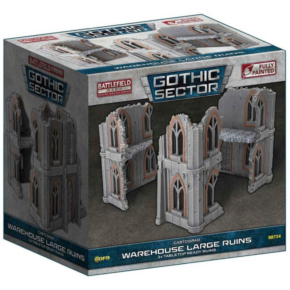 Battlefield in a Box: Gothic Sector - Castograd Warehouse Big Ruins