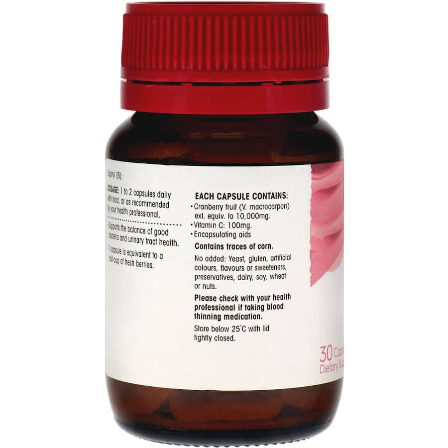 Red Seal Bladder Care Cranberry Power 10,000mg Capsules 30pack