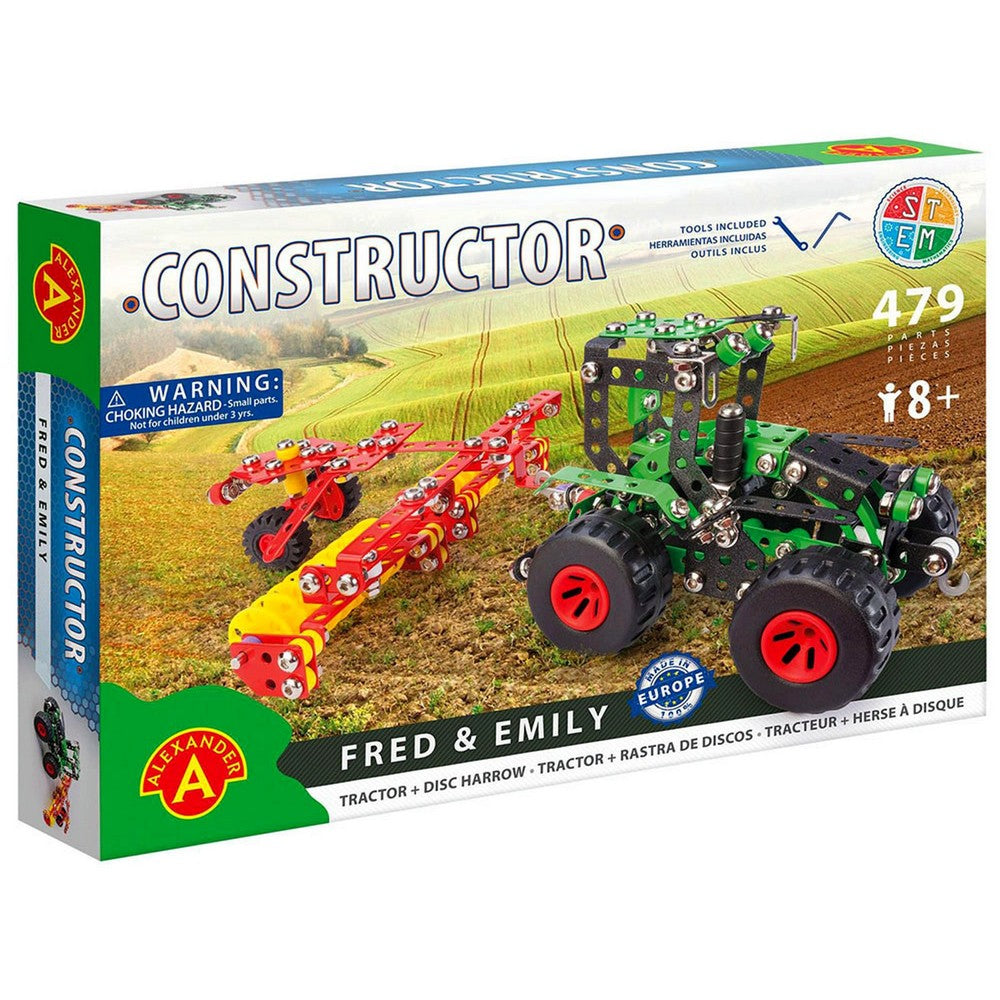 Constructor - Fred & Emily Tractor Set 479 pc