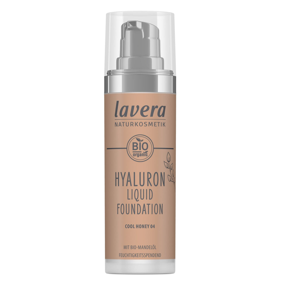 Lavera - Hyaluron Liquid Foundation - # 04 Cool Honey - 30ml/1oz