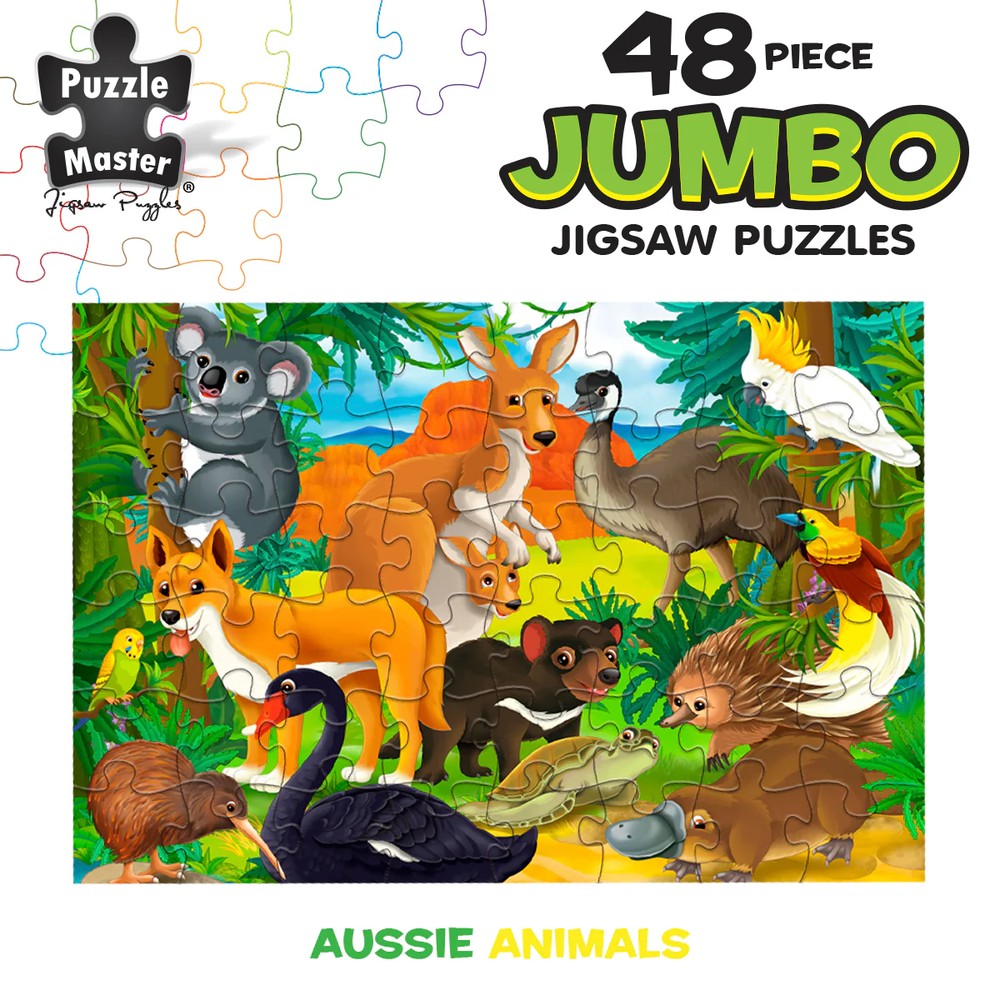 Puzzle - BMS - Aussie Animals Floor Puzzle