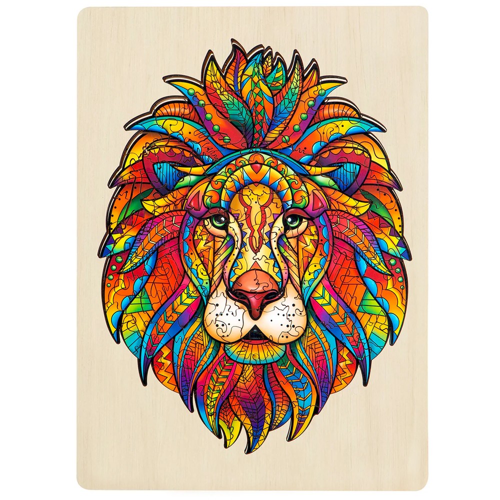 Puzzle - BMS - Lion Wooden Jigsaw 145Pc