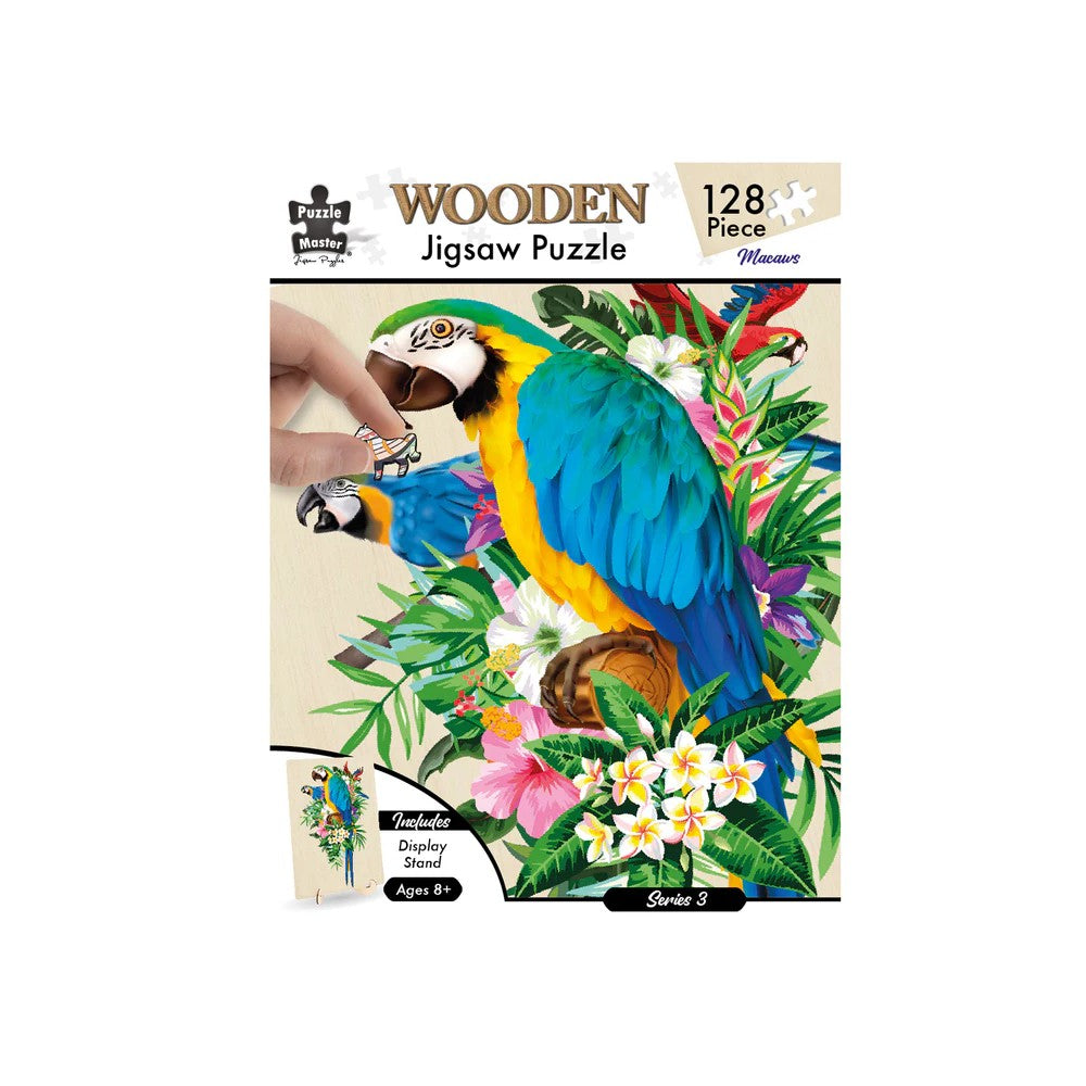Puzzle - BMS - Macaws Wooden Jigsaw 127Pc