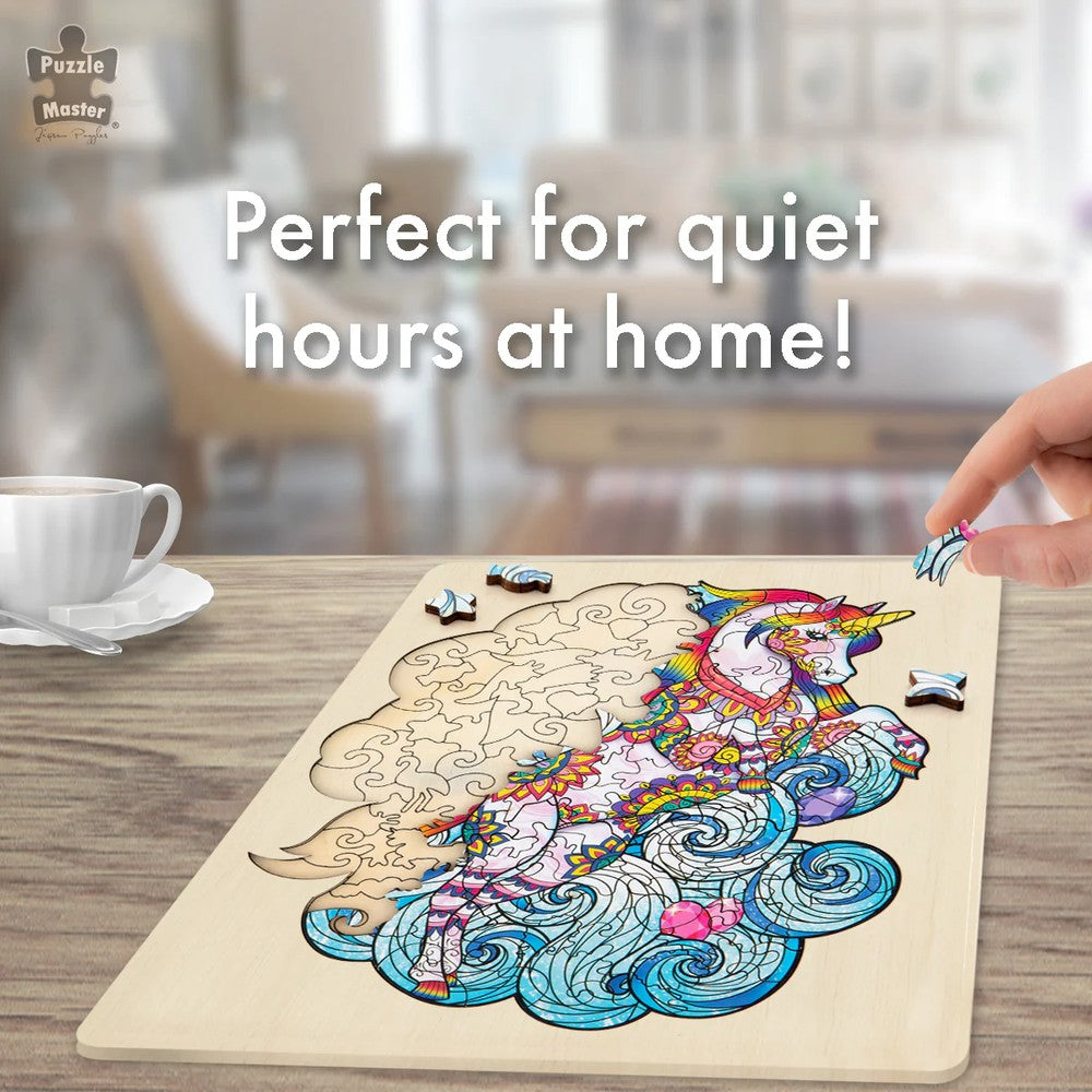 Puzzle - BMS - Unicorn Wooden Jigsaw 129Pc