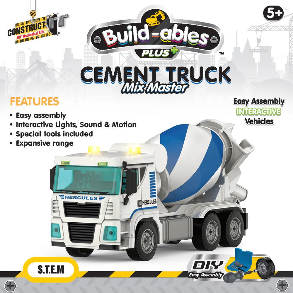 Build-Ables Plus Cement Truck