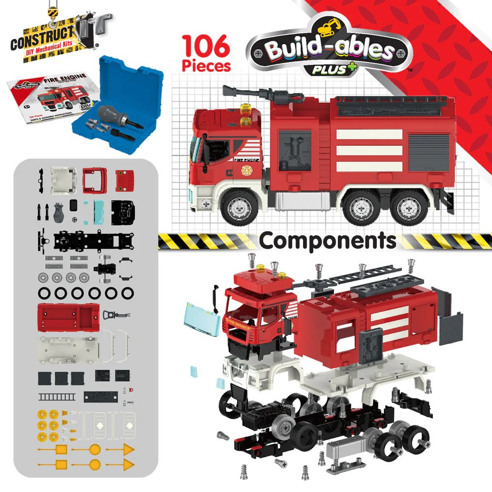 Build-Ables Plus Fire Engine