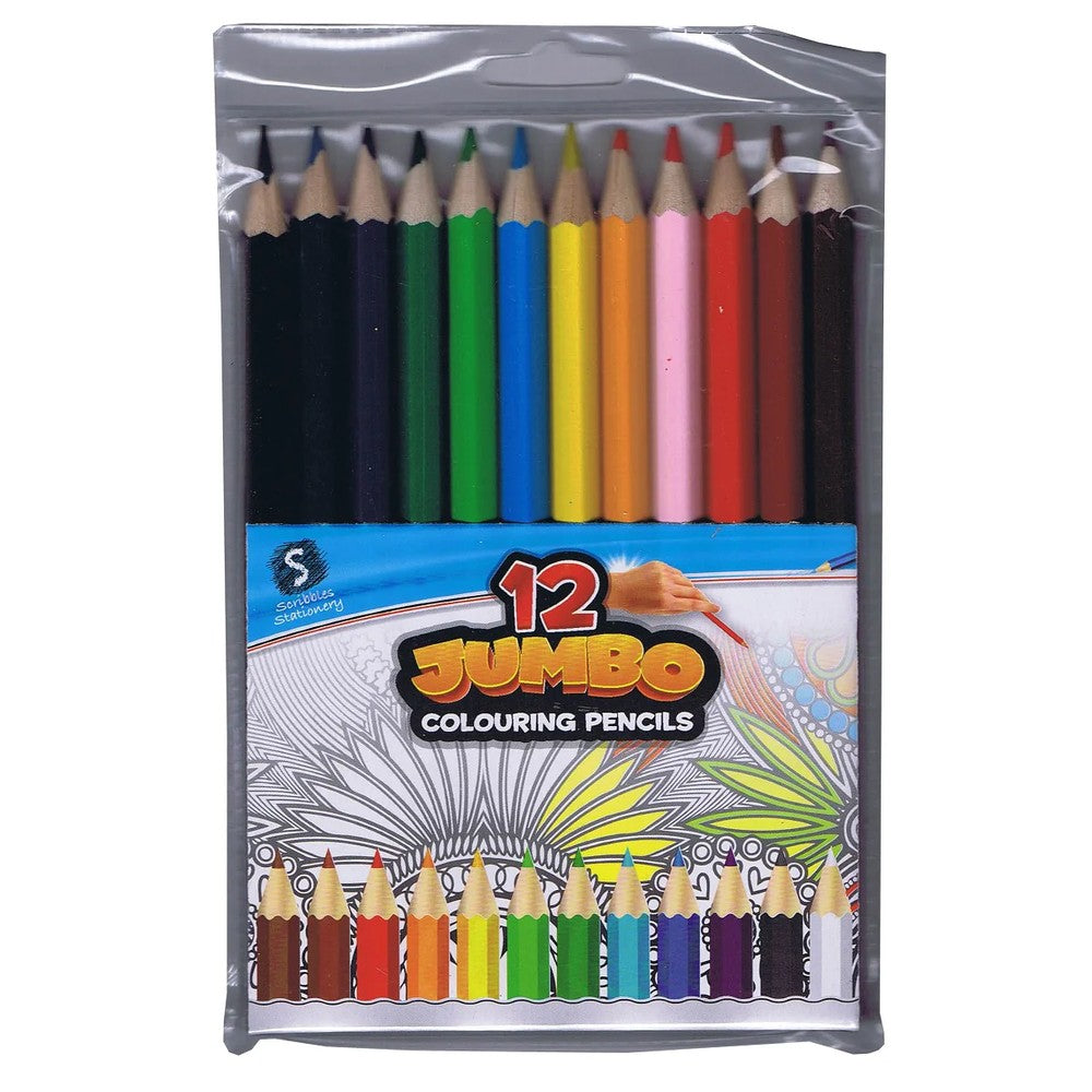 Jumbo Colouring Pencils (12)
