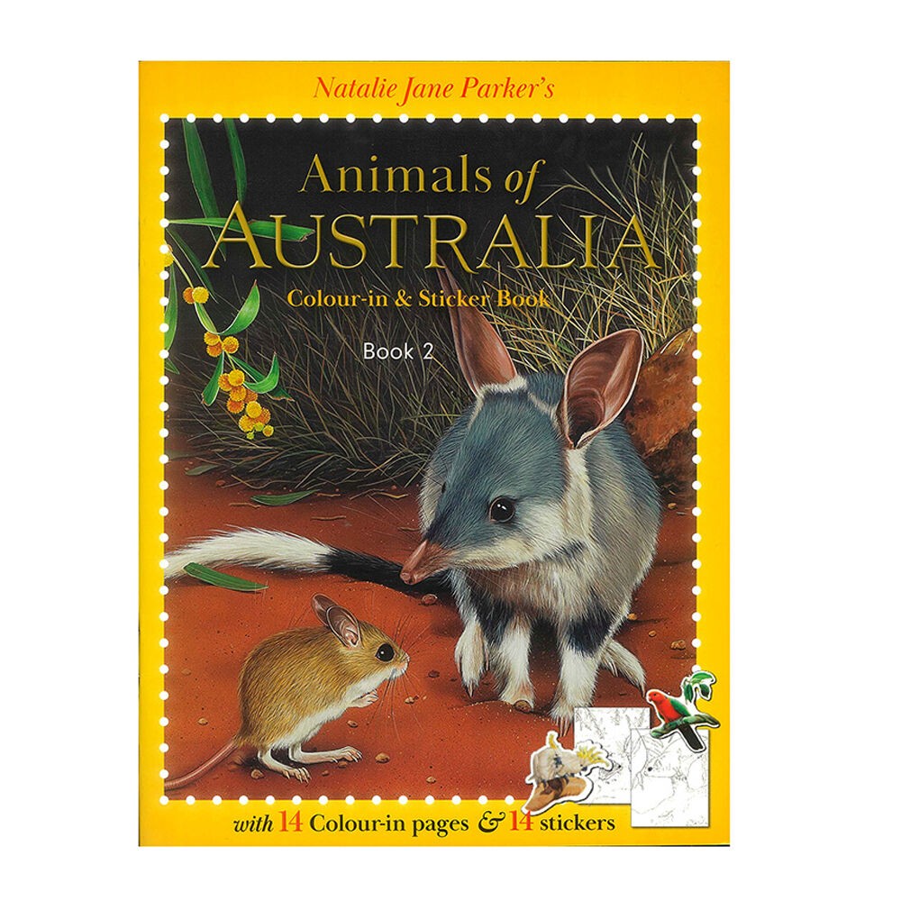 Animals Of Australia Colour #2 - Book