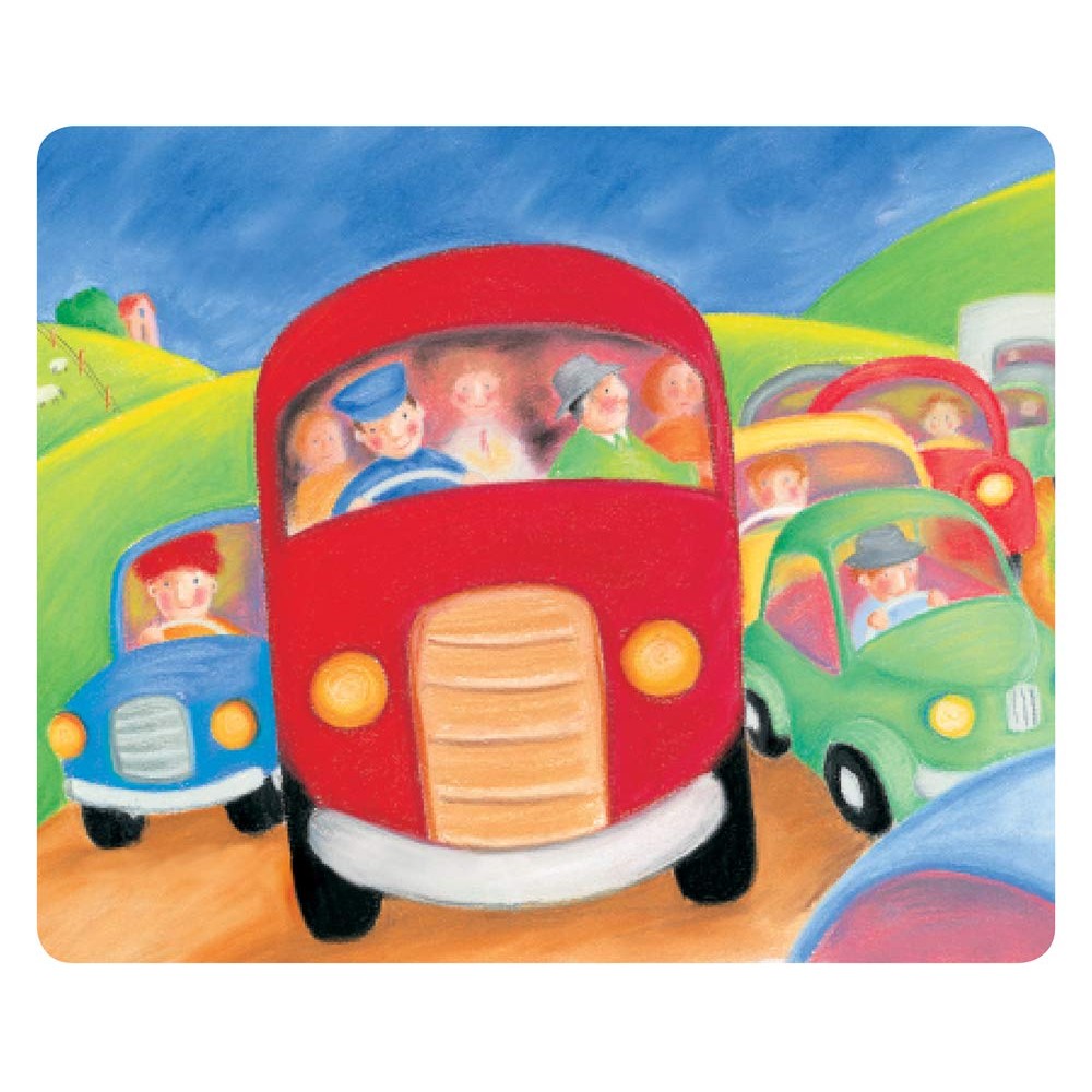 Puzzle - Wheels On The Bus Book & Puz