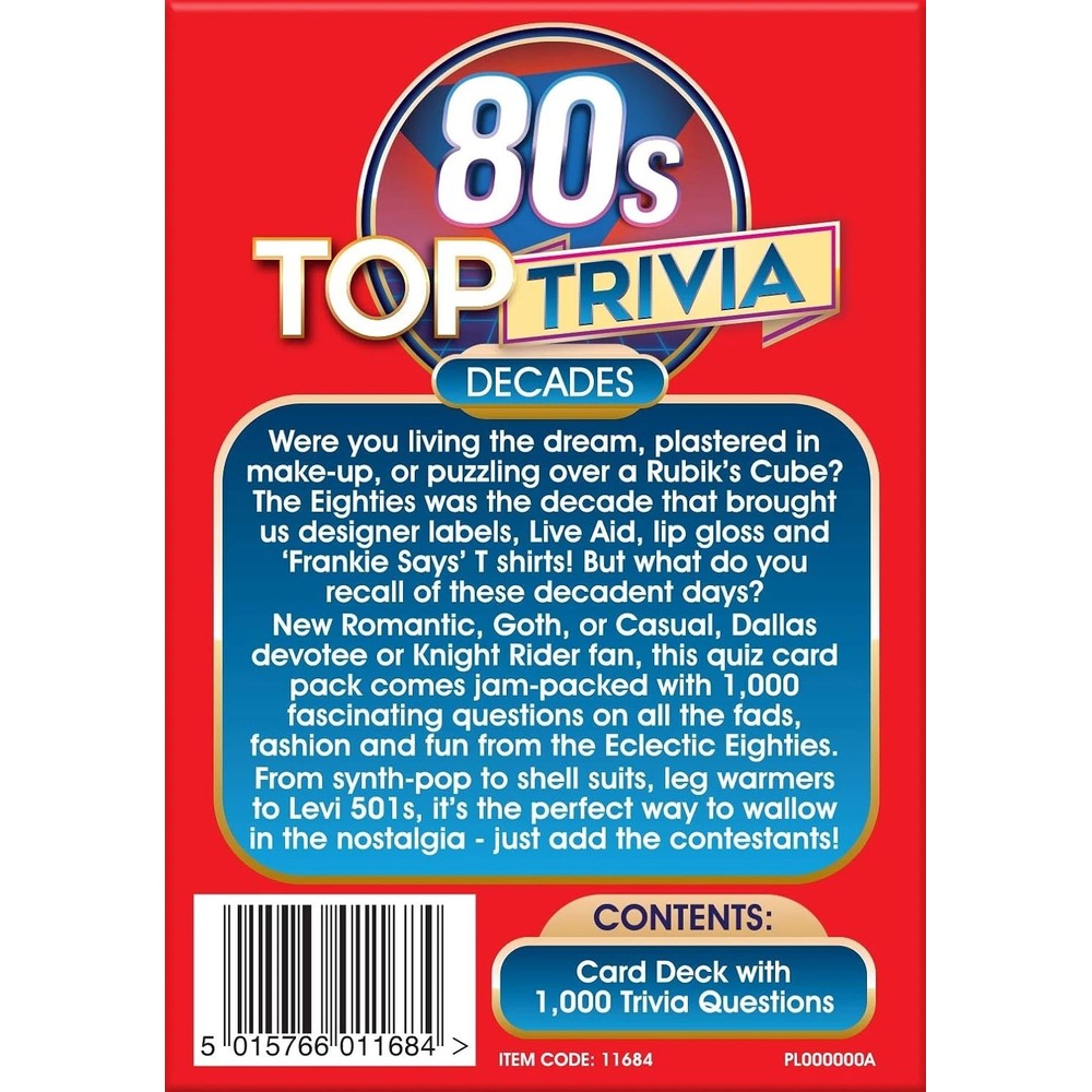 Top Trivia Decades - 80's