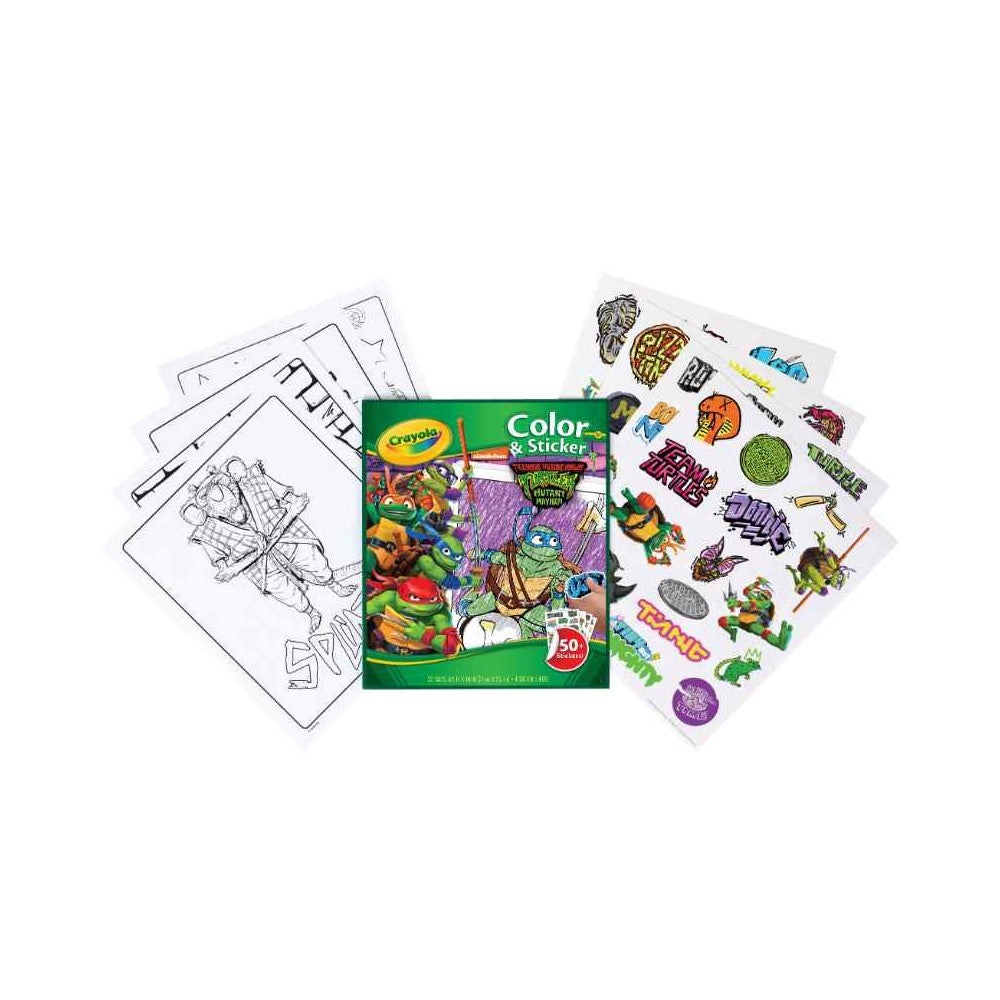 Tmnt Colour And Sticker