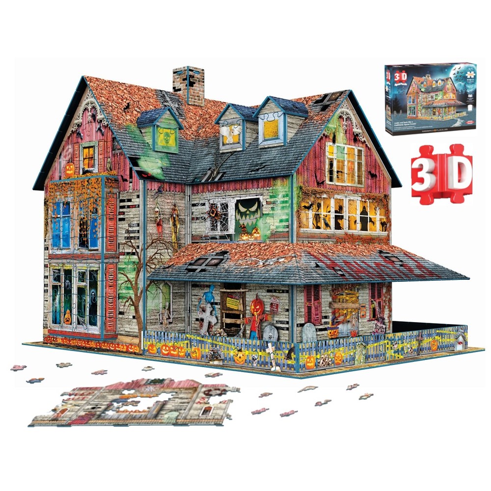 Eurographics - 3D Haunted House 1100 Piece - Jigsaw Puzzle