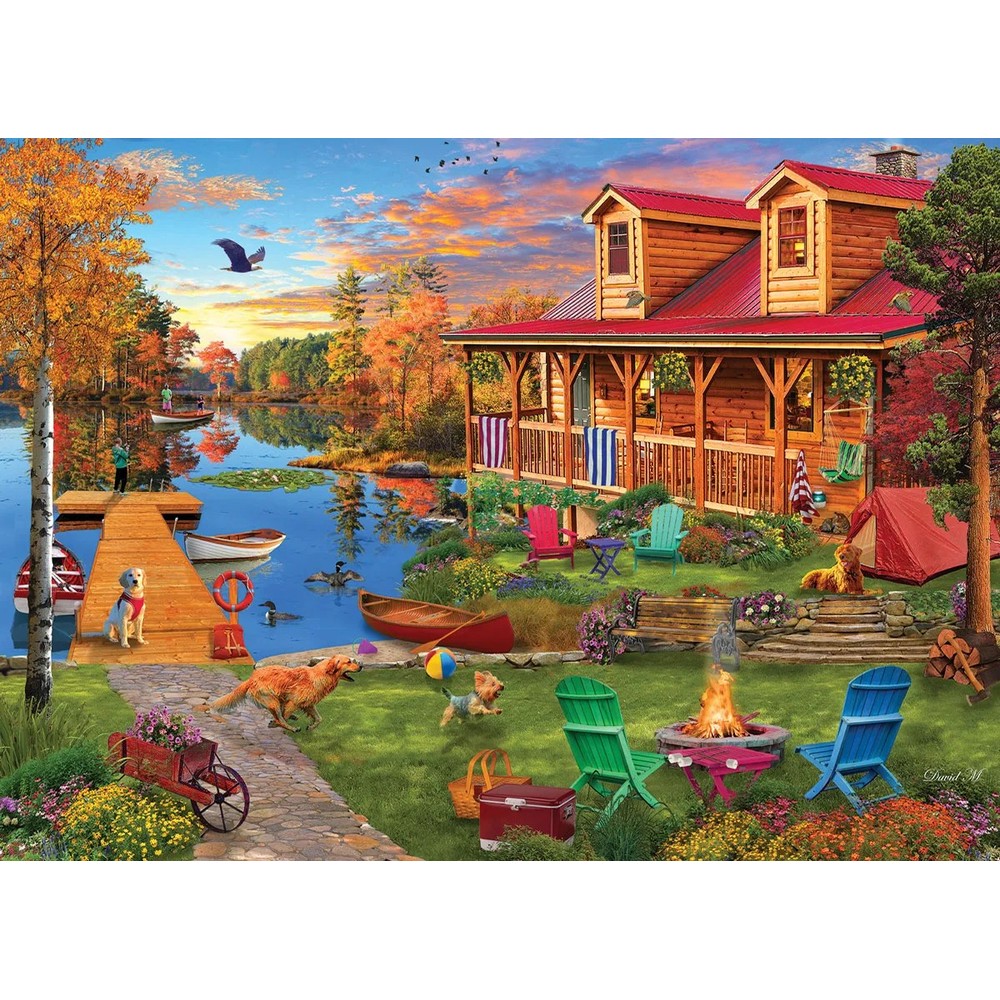Eurographics - Adventures At The Lake 1000 Piece - Jigsaw Puzzle