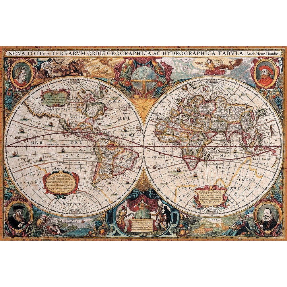Puzzle - Eurographics - Antique World Map 2000pc
