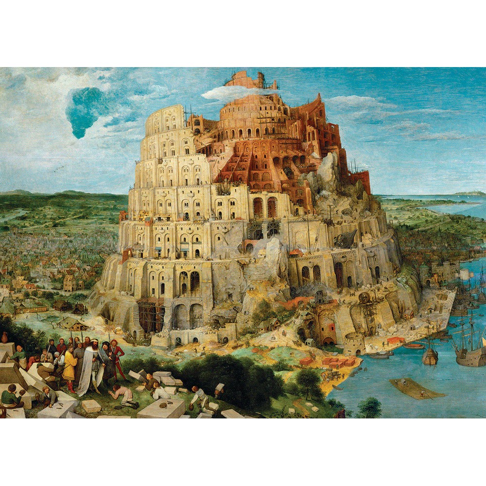 Eurographics - Bruegel Tower Of Babel 1000 Piece - Jigsaw Puzzle