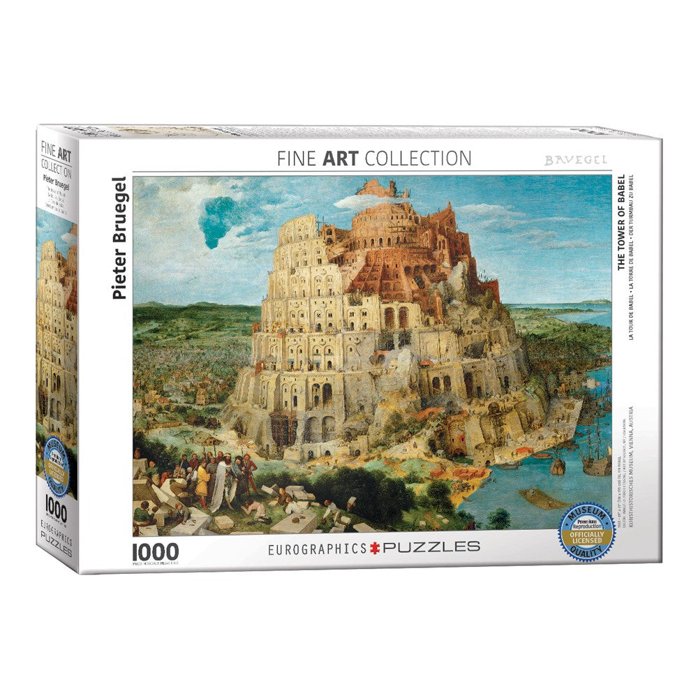 Eurographics - Bruegel Tower Of Babel 1000 Piece - Jigsaw Puzzle