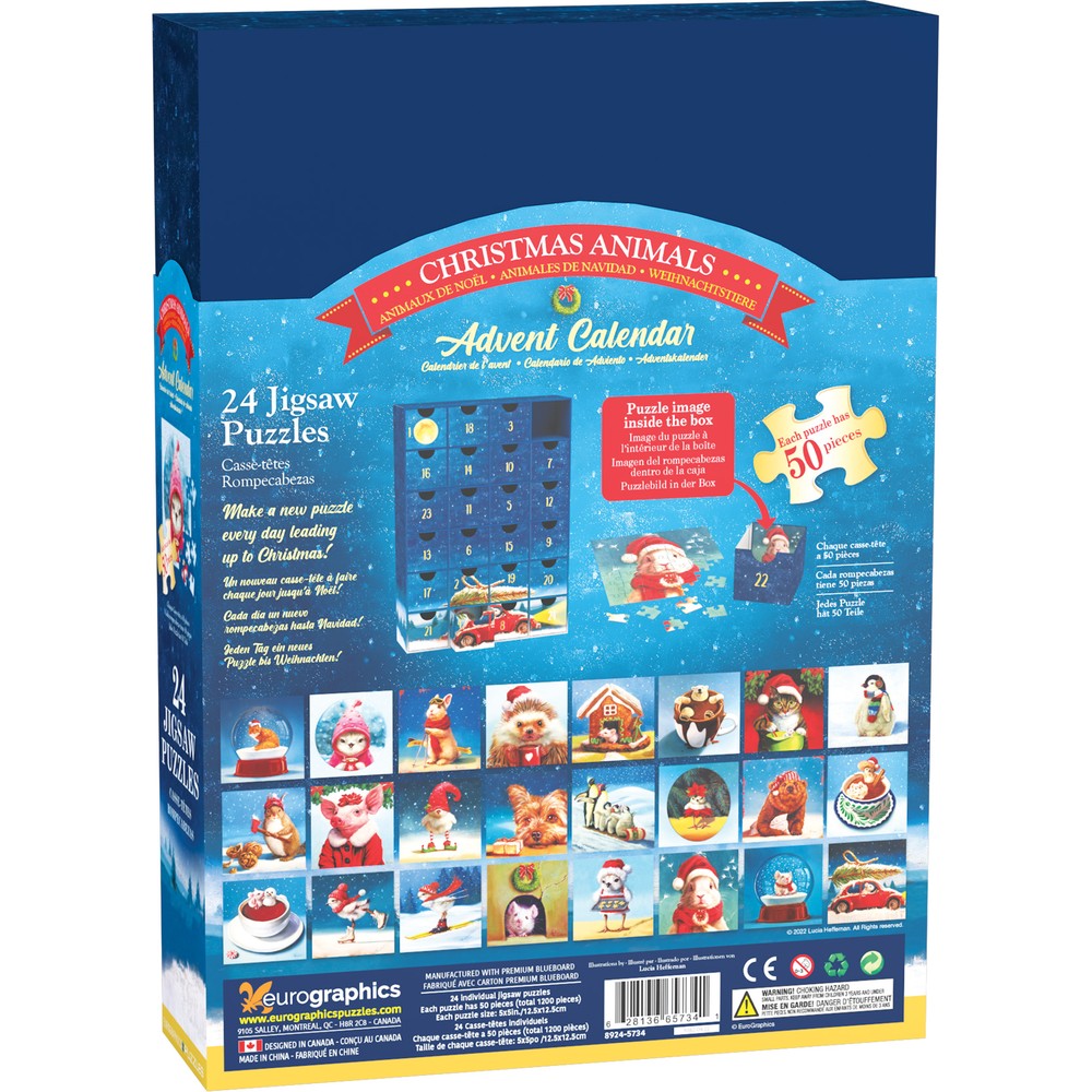Puzzle - Eurographics - Christmas Animals Advent Calnd