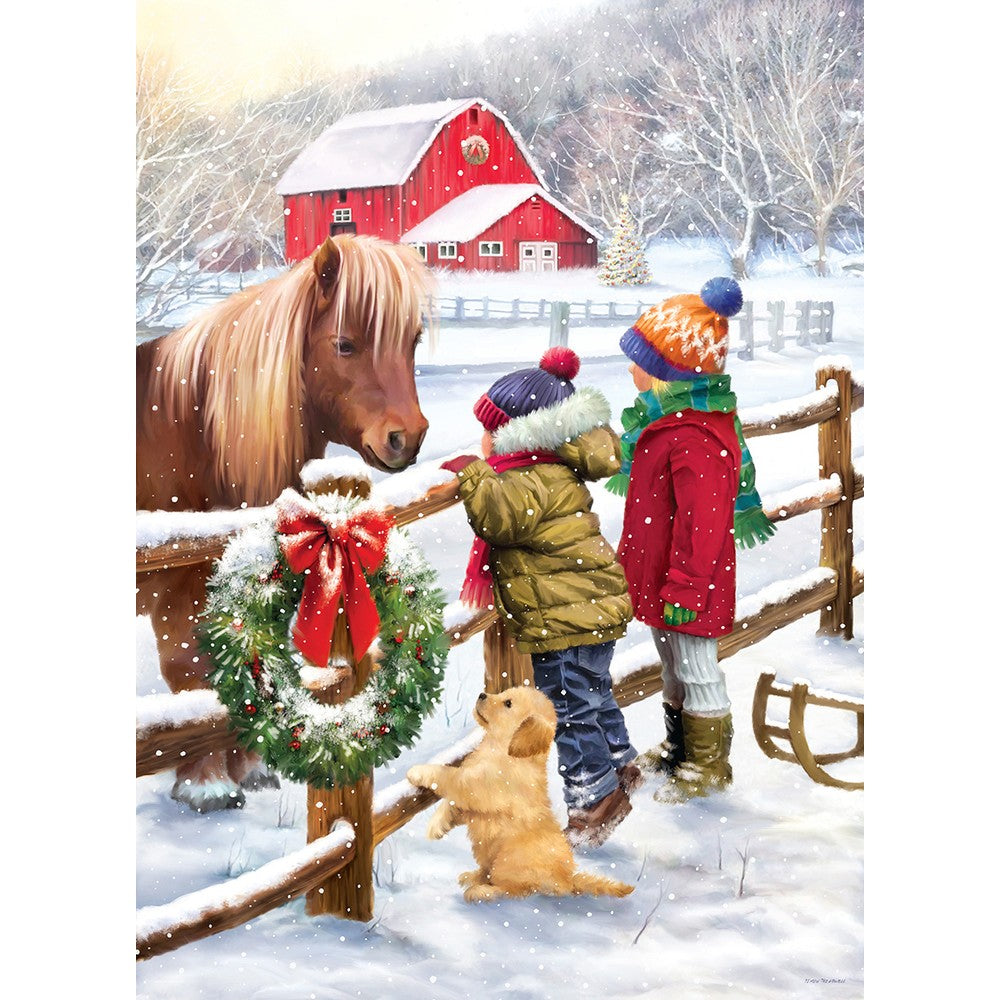 Puzzle - Eurographics - Christmas Pony 1000pc