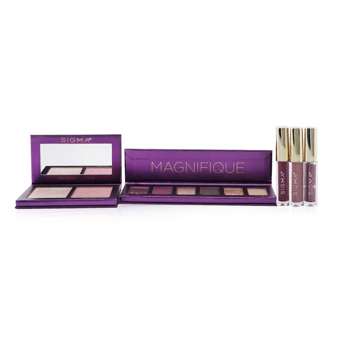 Sigma Beauty - Magnifique Makeup Collection (1x Eyeshadow Palette + 1x Berry Glo