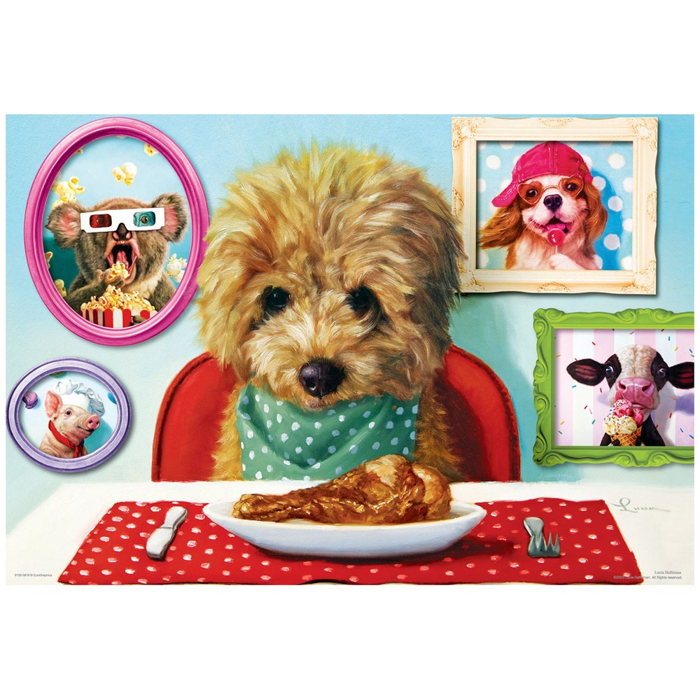 Puzzle - Eurographics - Dinner Time 100pc Lunch Bag