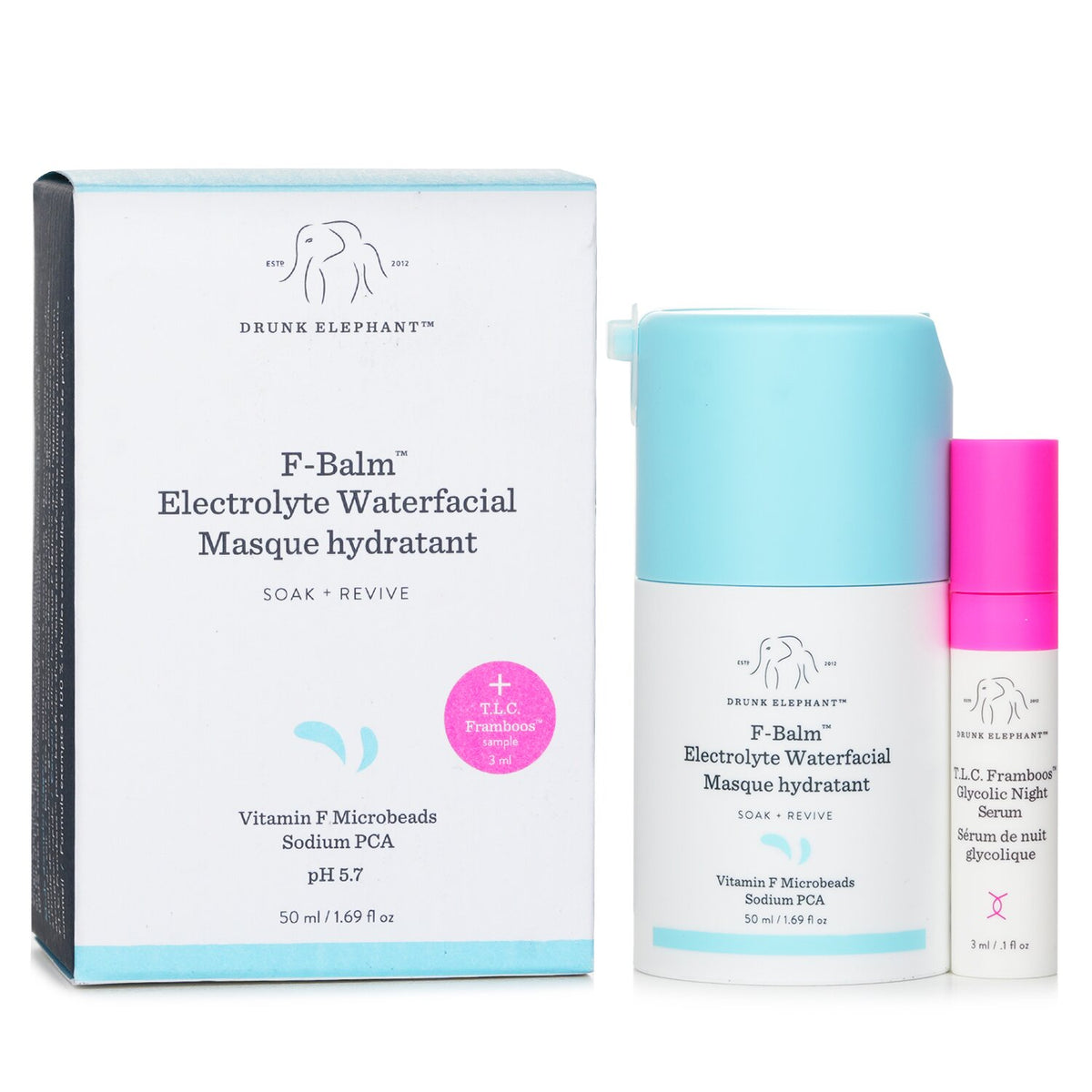 Drunk Elephant - F-Balm Electrolyte Waterfacial - 50ml/1.69oz