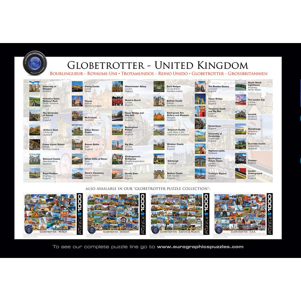 Puzzle - Eurographics - Globetrotter United Kingdom