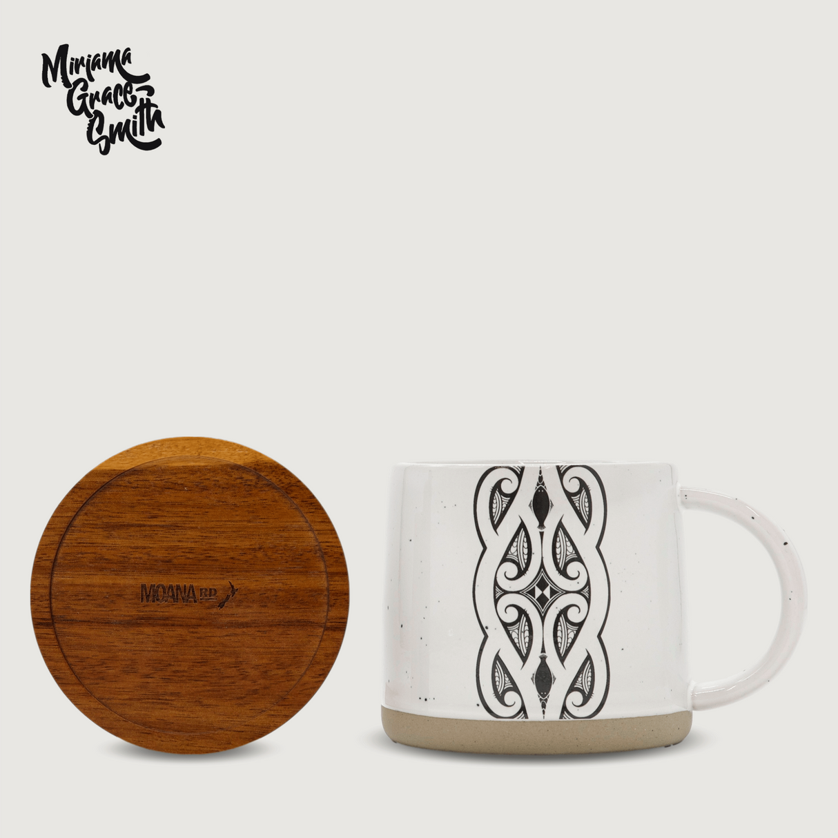 Moana Road - Miriama Grace-Smith Ceramic Mug - Stone - 2 units