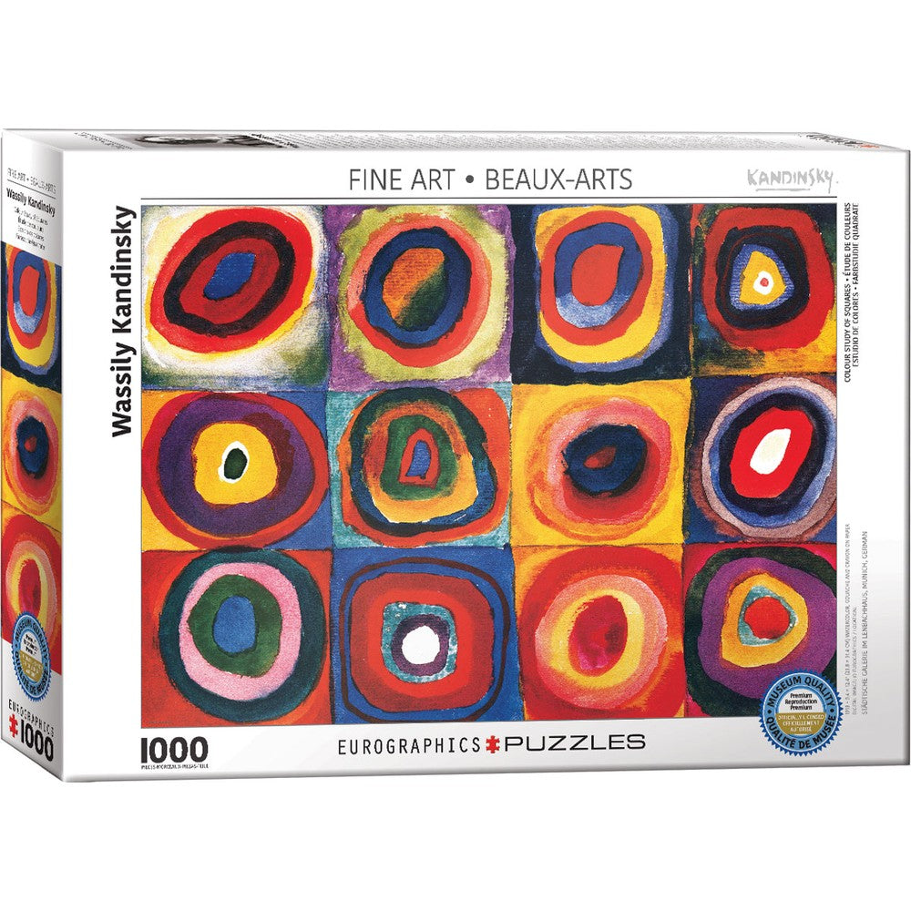 Puzzle - Eurographics - Kandinsky; Color Study Squares