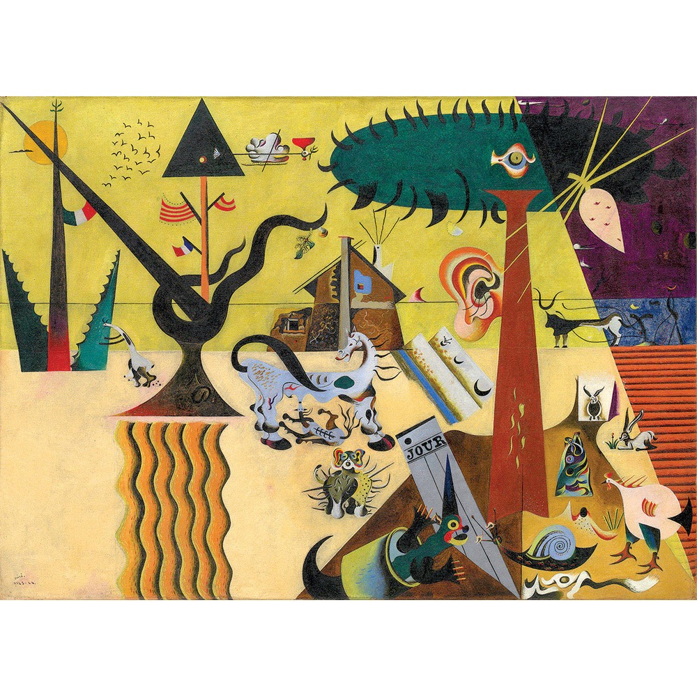 Eurographics - Miro; The Tilled Field 1000 Piece - Jigsaw Puzzle