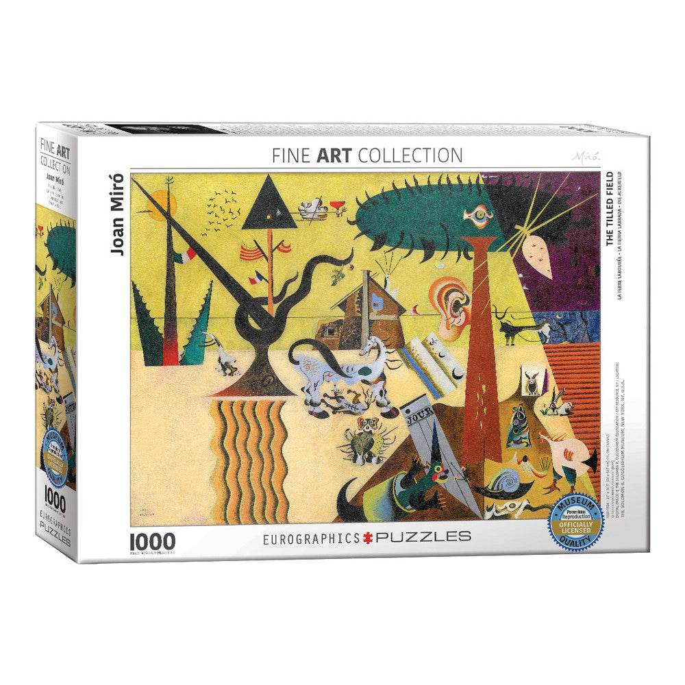Eurographics - Miro; The Tilled Field 1000 Piece - Jigsaw Puzzle