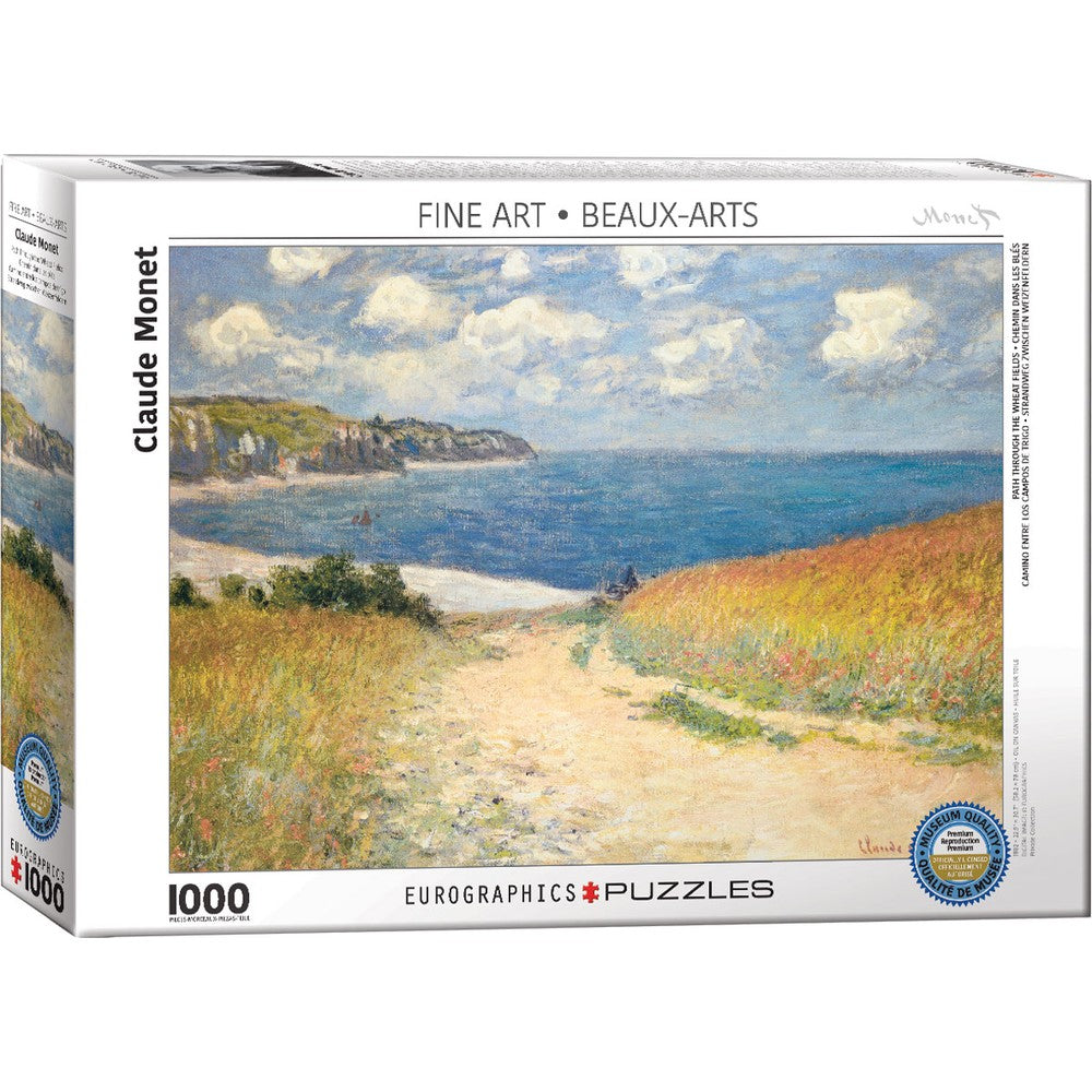 Puzzle - Eurographics - Monet; Path Thru Wheat Fields