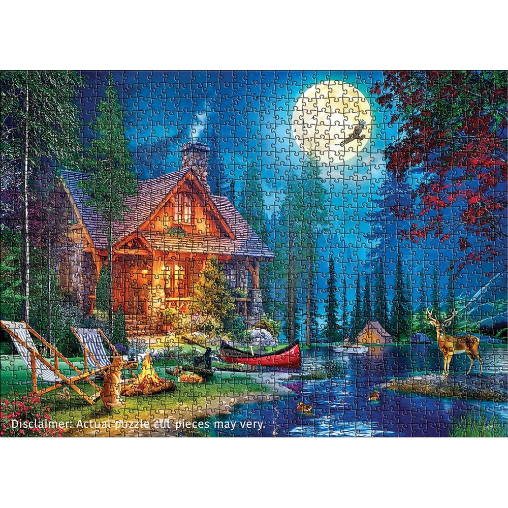 Eurographics - Moon Lake Cabin 1000 Piece - Jigsaw Puzzle