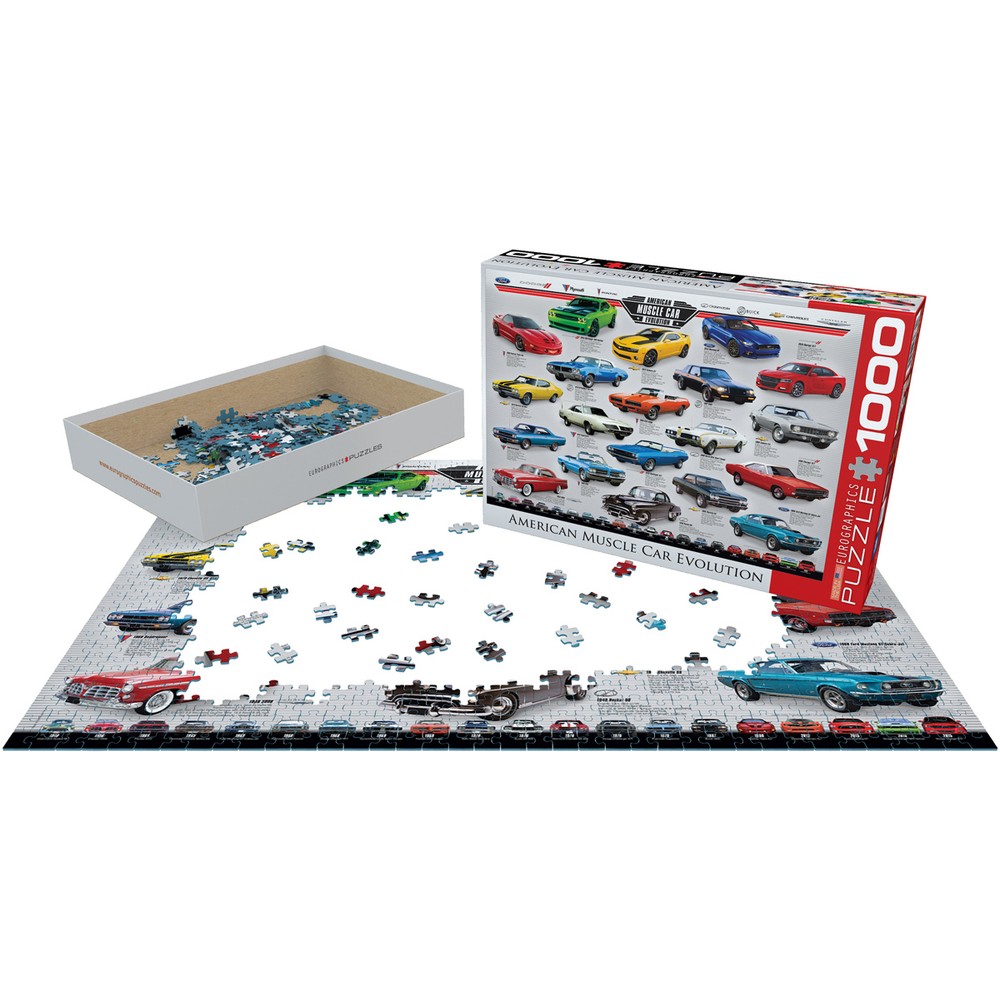 Eurographics - Muscle Car Evolution 1000 Piece - Jigsaw Puzzle