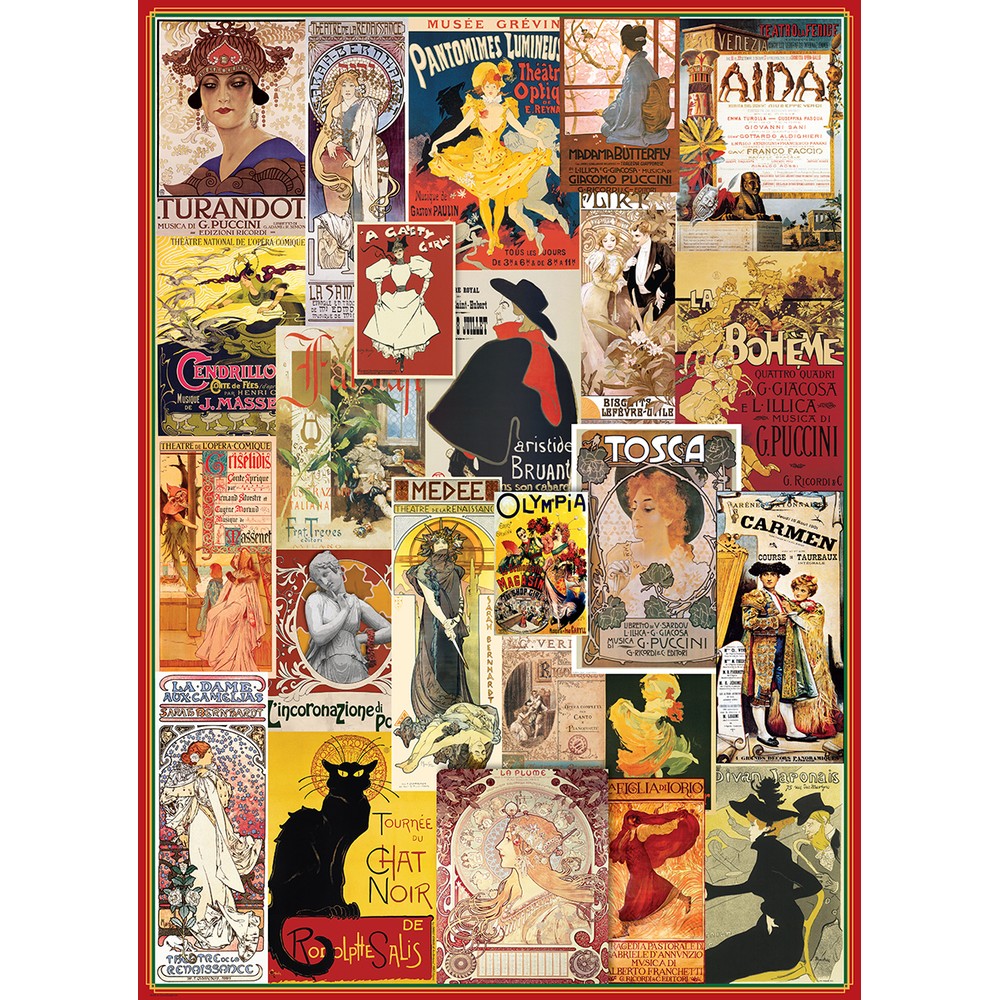 Eurographics - Opera & Theatre Vintage 1000 Piece - Jigsaw Puzzle