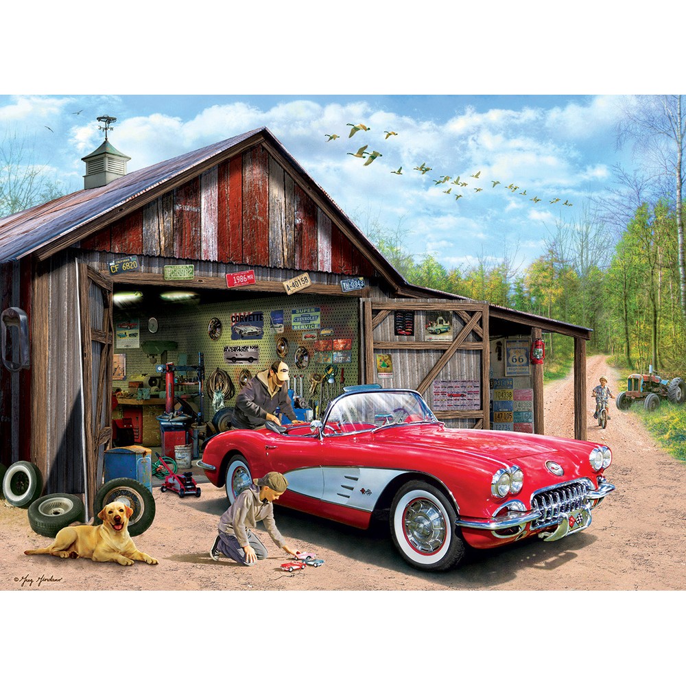 Eurographics - Out Of Storage Corvette 1000 Piece - Jigsaw Puzzle