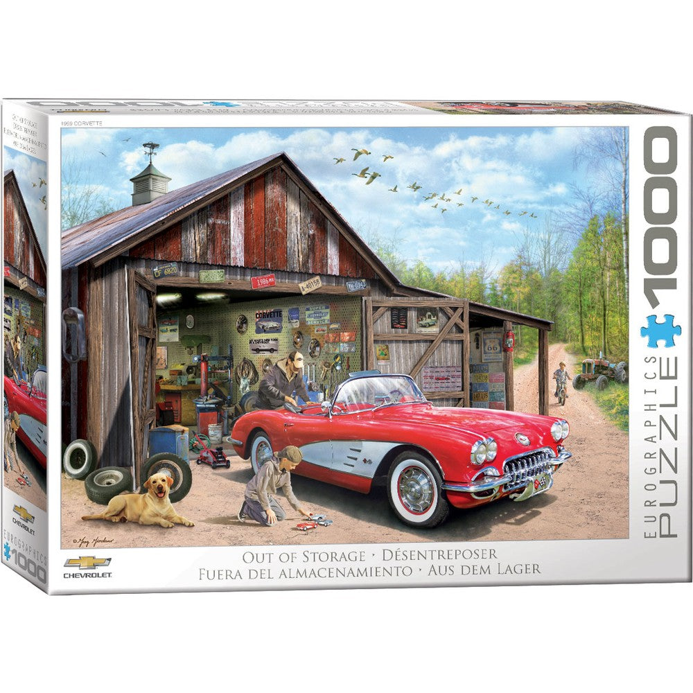 Eurographics - Out Of Storage Corvette 1000 Piece - Jigsaw Puzzle