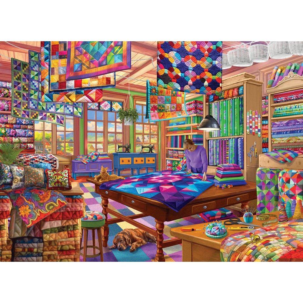 Eurographics - Quilt Workshop 500pcxl - Jigsaw Puzzle