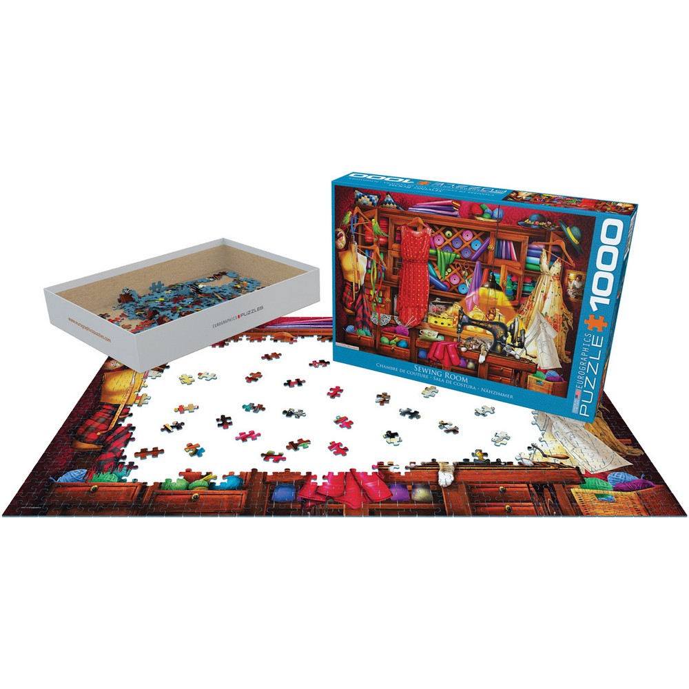 Puzzle - Eurographics - Sewing Craft Room 1000pc