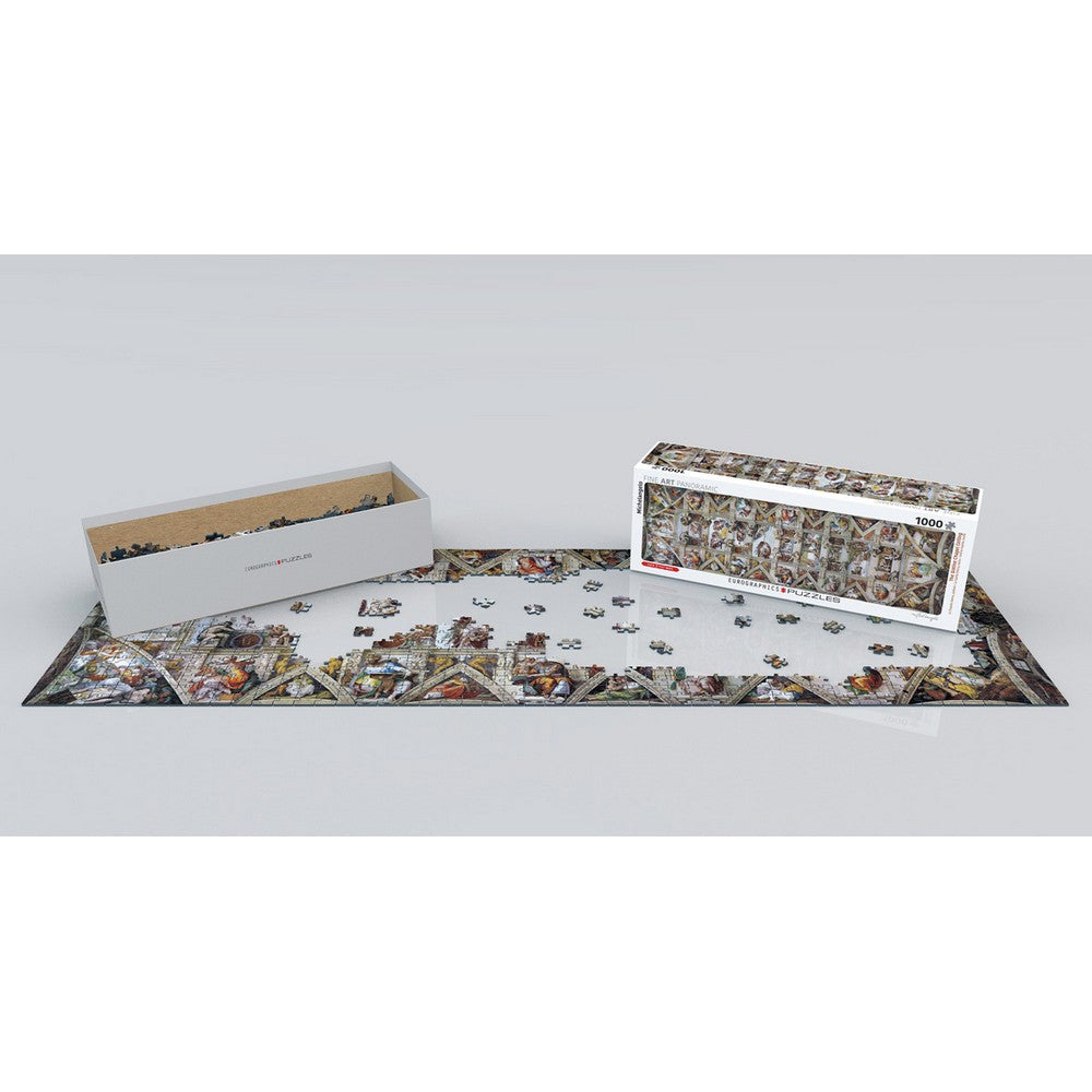 Eurographics - Sistine Chapel Ceiling Panoram - Jigsaw Puzzle